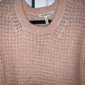 BCBG light pink oversized sweater